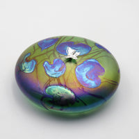 Butterfly on lily trail disc