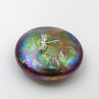 Dragonfly on a Lily Trail Disc Paperweight
