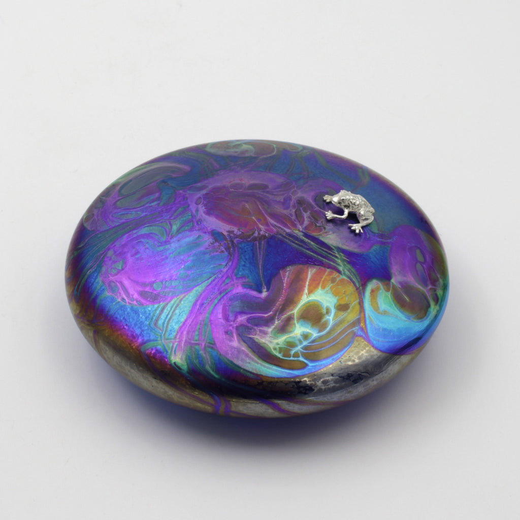 Frog Lily Trail Disc Disc in Iridescent Cobalt Blue