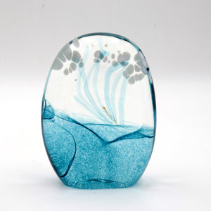 Glass Landscape Paperweight