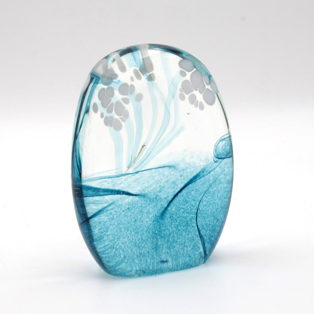 Glass Landscape Paperweight