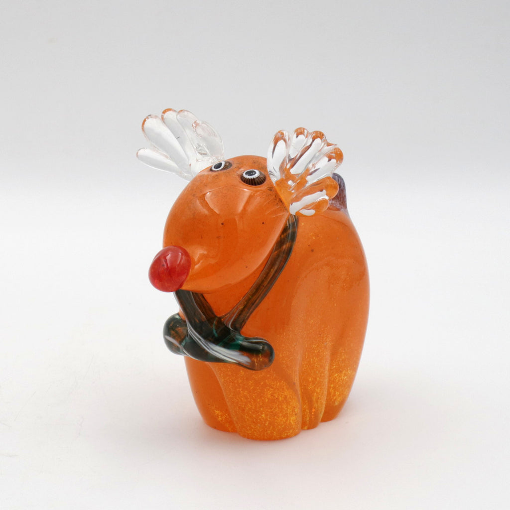 Limited Edition Glass Christmas Reindeer