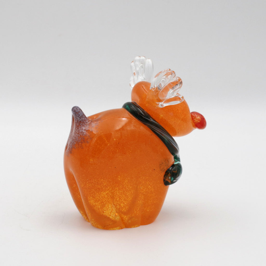 Limited Edition Glass Christmas Reindeer