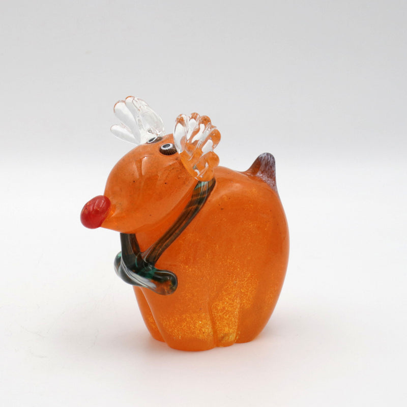 Limited Edition Glass Christmas Reindeer