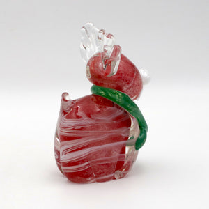 Limited Edition Glass Christmas Reindeer