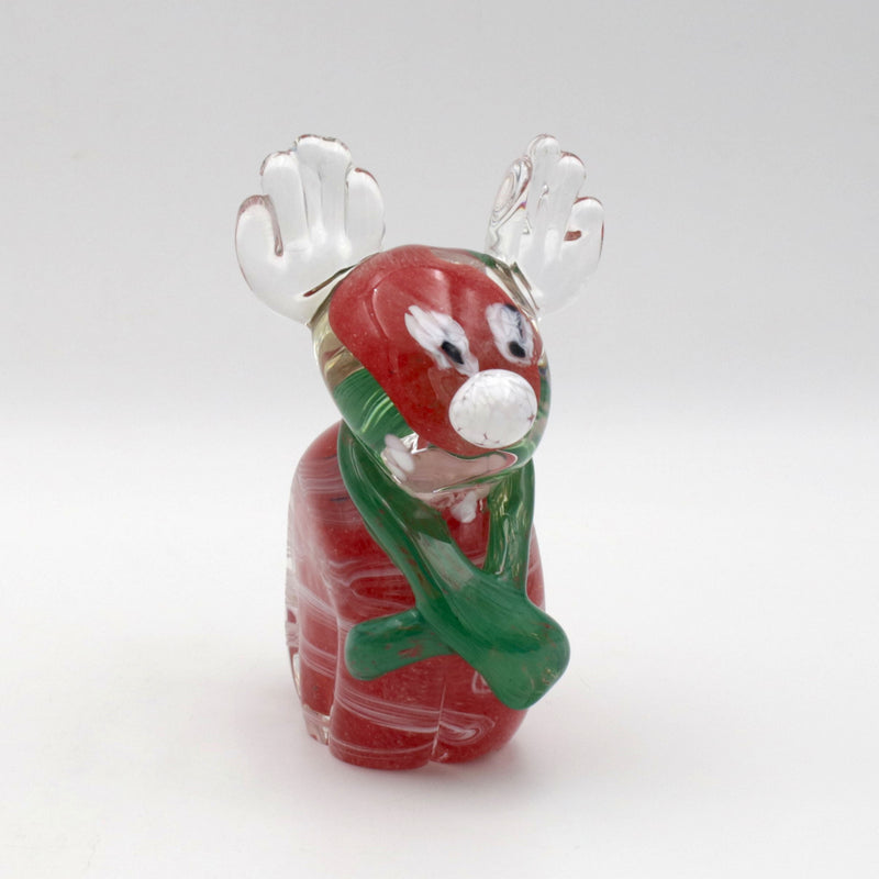 Limited Edition Glass Christmas Reindeer