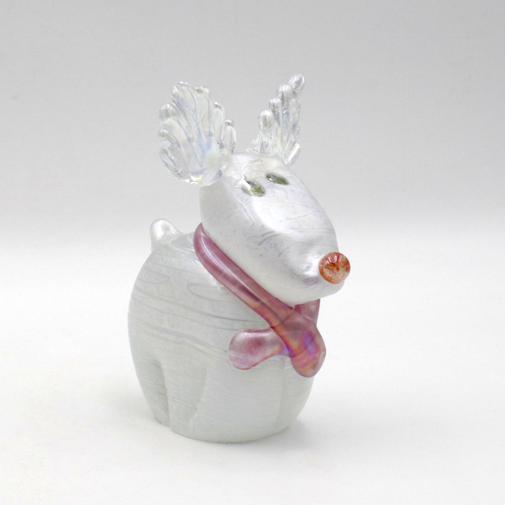 Limited Edition Glass Christmas Reindeer