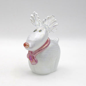 Limited Edition Glass Christmas Reindeer