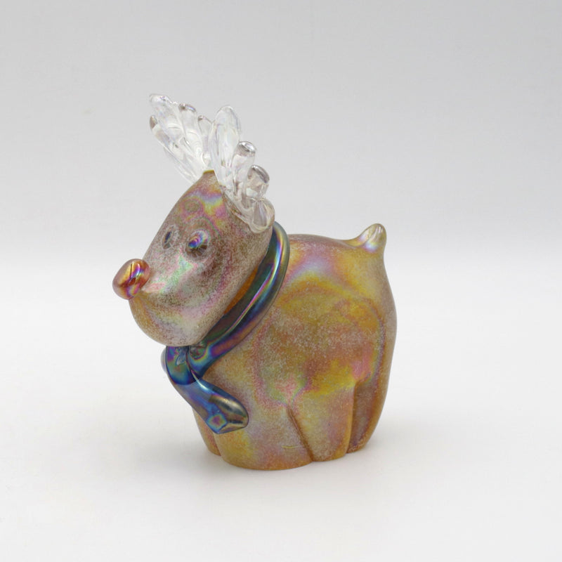 Limited Edition Glass Christmas Reindeer