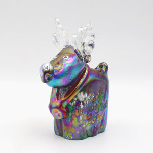 Limited Edition Glass Christmas Reindeer