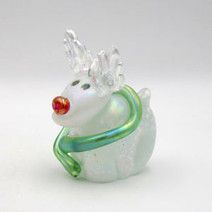 Limited Edition Glass Christmas Reindeer