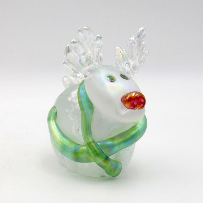 Limited Edition Glass Christmas Reindeer