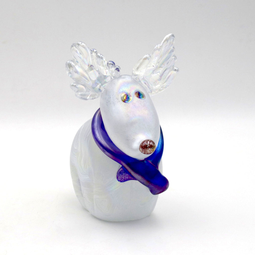 Limited Edition Glass Christmas Reindeer