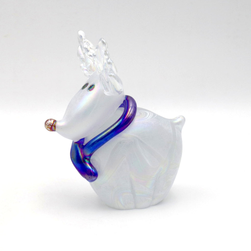 Limited Edition Glass Christmas Reindeer