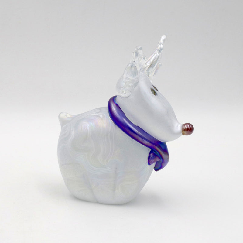 Limited Edition Glass Christmas Reindeer