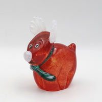 Limited Edition Glass Christmas Reindeer