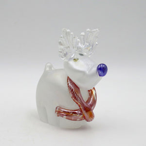 Limited Edition Glass Christmas Reindeer