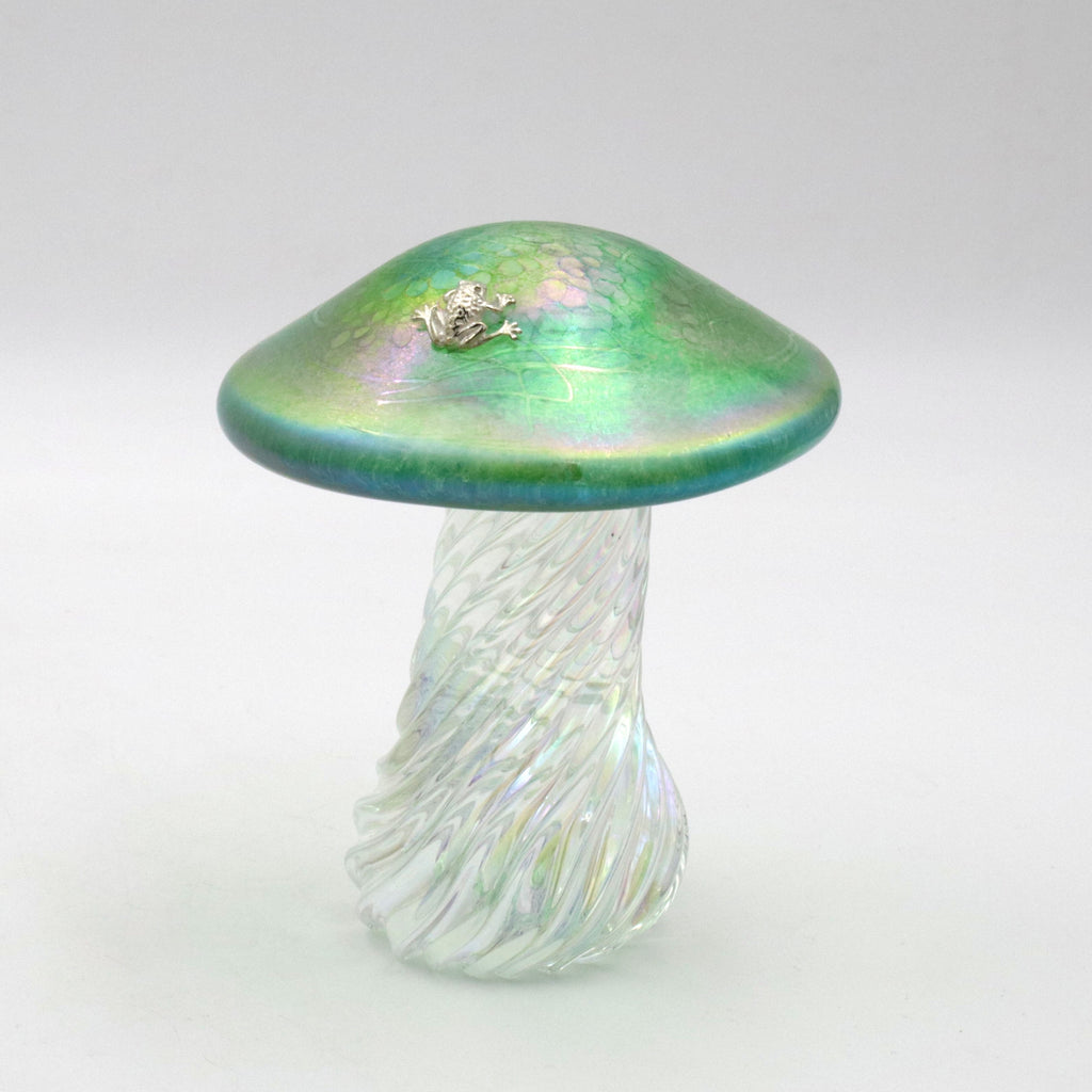 Toadstool with Silver Frog