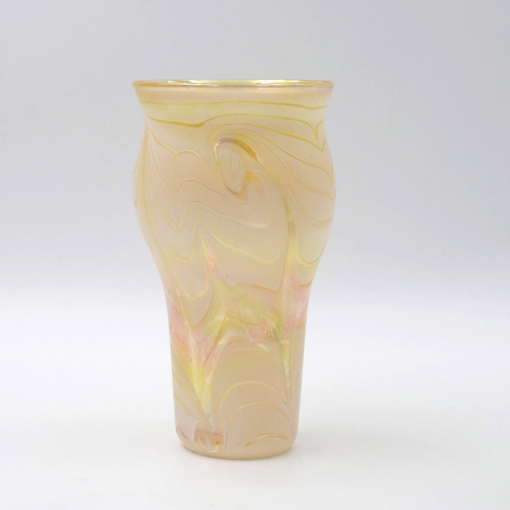 Cream and Gold Vase