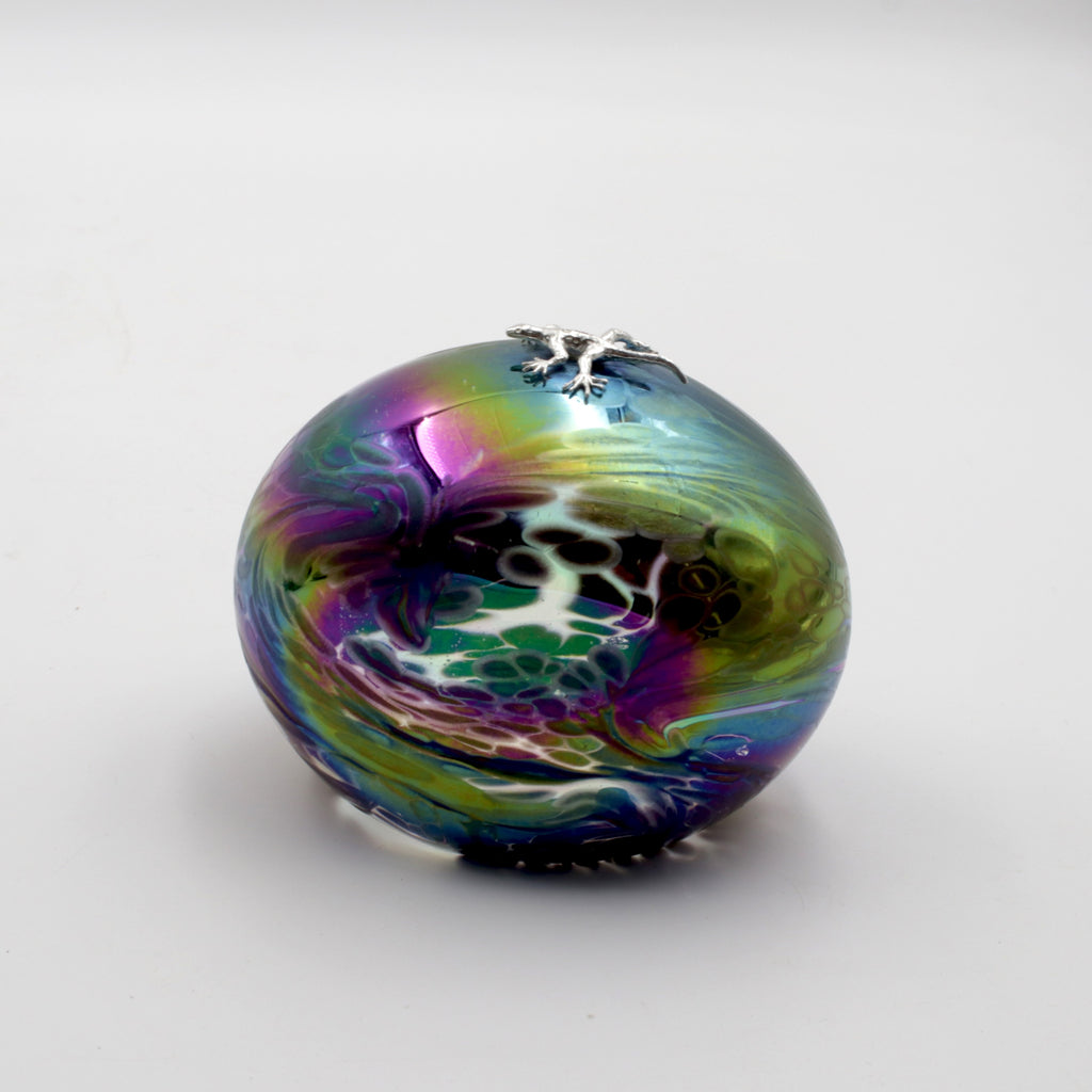 Dinosaur Egg with Gecko