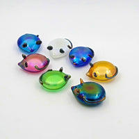 handmade glass mice in different colours